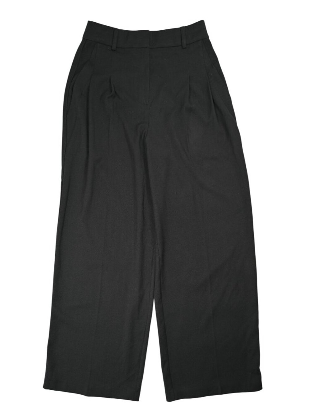 LOUNGE Pleated Trousers in Black